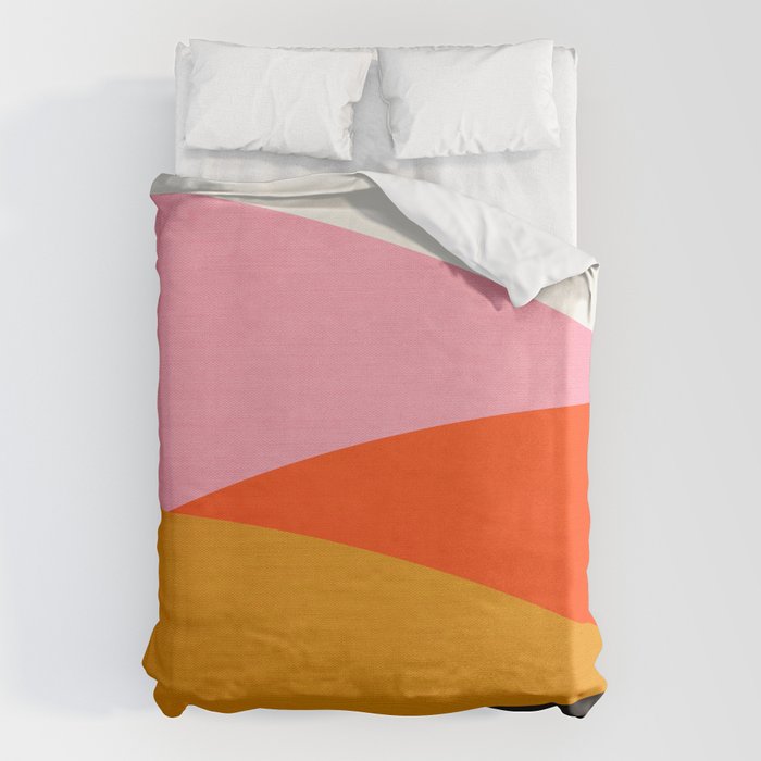 Landscape 01: Mid Century Abstraction Duvet Cover Gallery Image 6