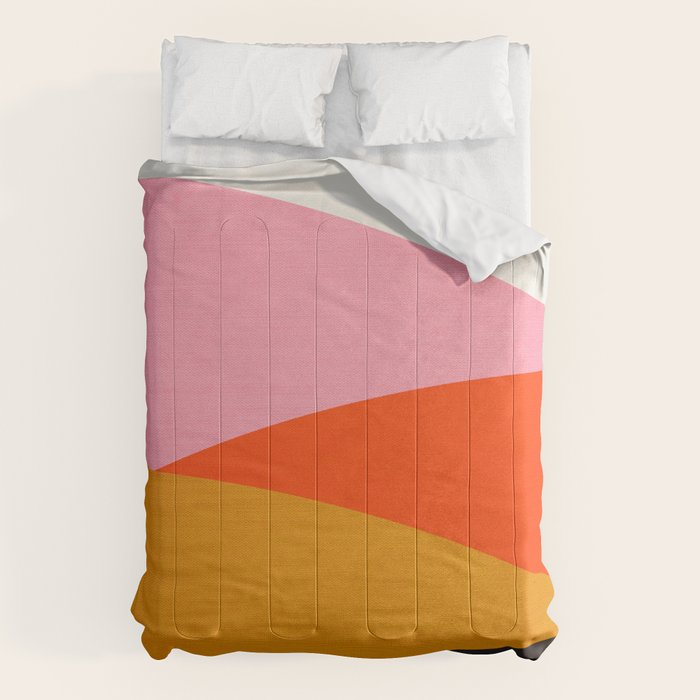 Landscape 01: Mid Century Abstraction Comforter Gallery Image 6