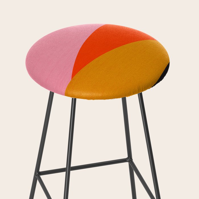 Landscape 01: Mid Century Abstraction Stool Gallery Image 2