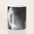 Sunrays Through The Arch. Del Medio Beach. At Sunrise. Bw Coffee Mug Gallery Image 4