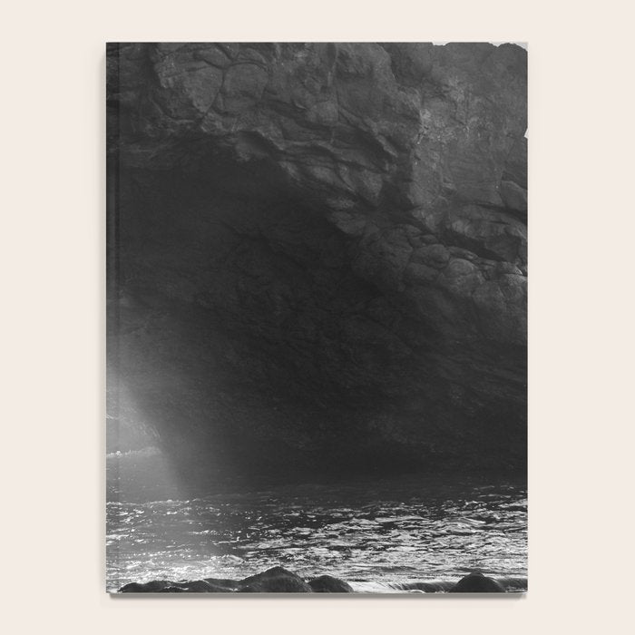 Sunrays Through The Arch. Del Medio Beach. At Sunrise. Bw Notebook Gallery Image 4