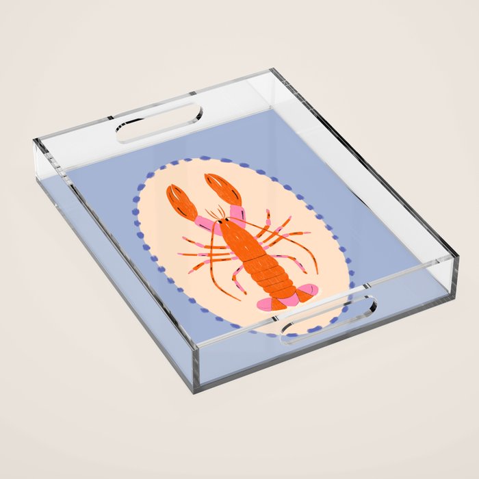 Lobster  Acrylic Tray Gallery Image 1