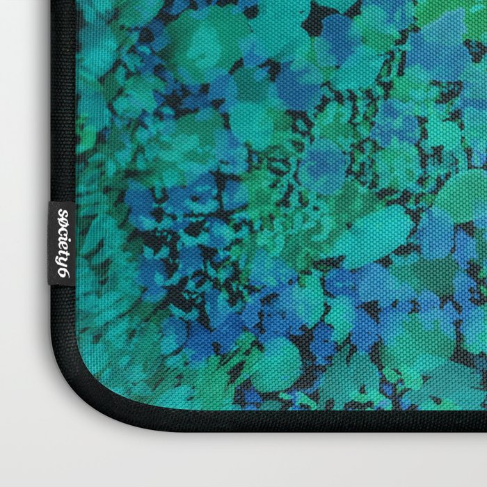 Peacock Watercolor Painting Laptop Sleeve Gallery Image 3