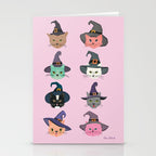 Witchy Kitties - Halloween Cats Stationery Card Gallery Image 2