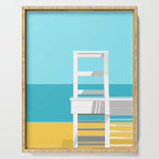 Summer Beach 01A Serving Tray Gallery Image 1