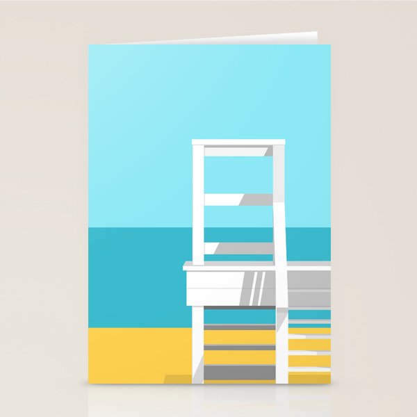 Summer Beach 01A Stationery Card Gallery Image 2
