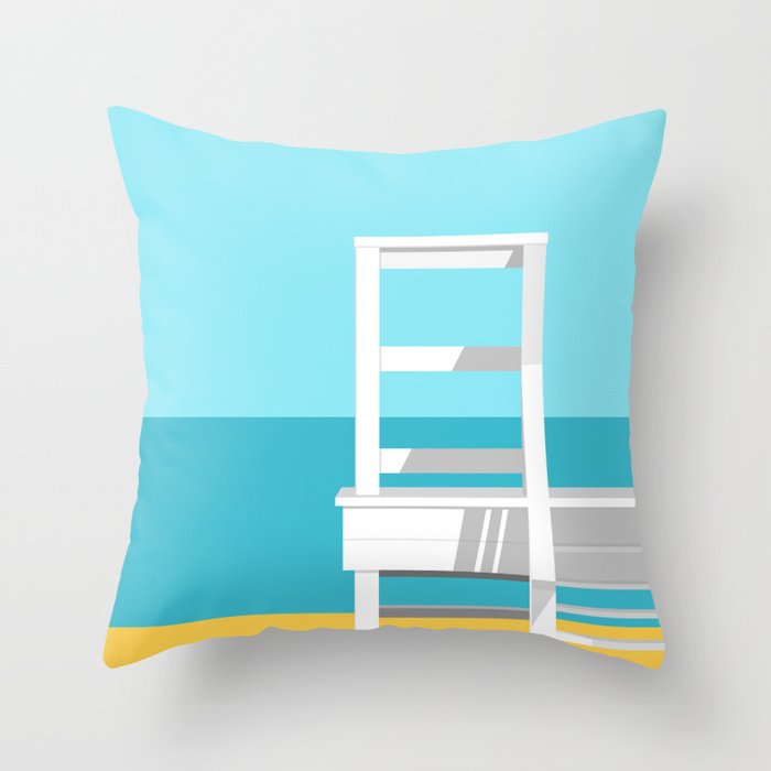 Summer Beach 01A Throw Pillow Gallery Image 6