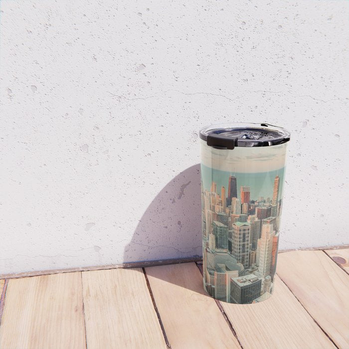 CHICAGO SKYSCRAPERS Travel Mug Gallery Image 4