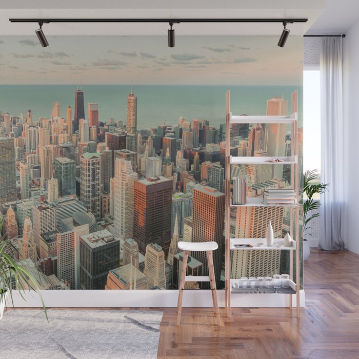 CHICAGO SKYSCRAPERS Wall Mural Gallery Image 1