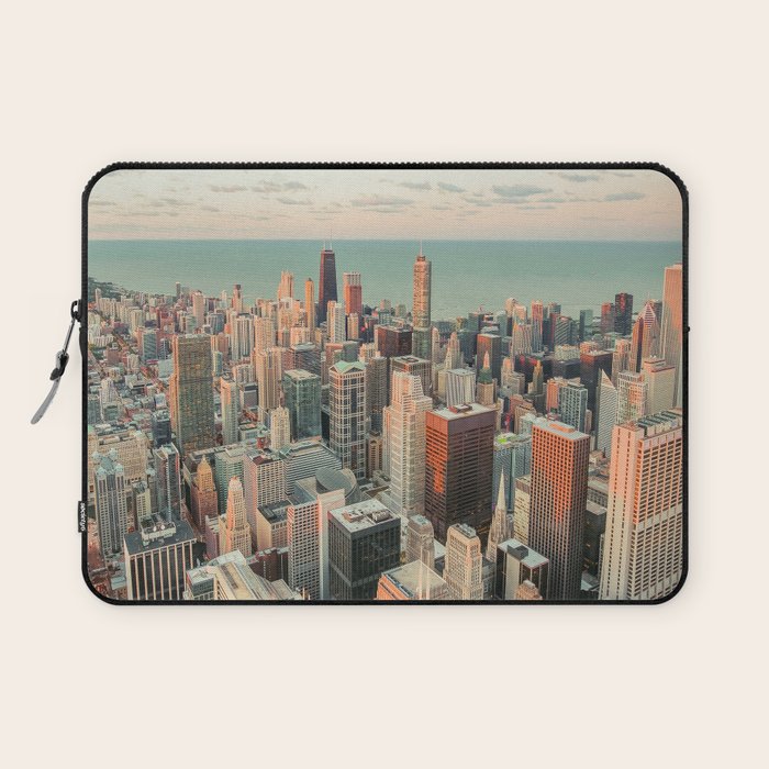 CHICAGO SKYSCRAPERS Laptop Sleeve Gallery Image 1