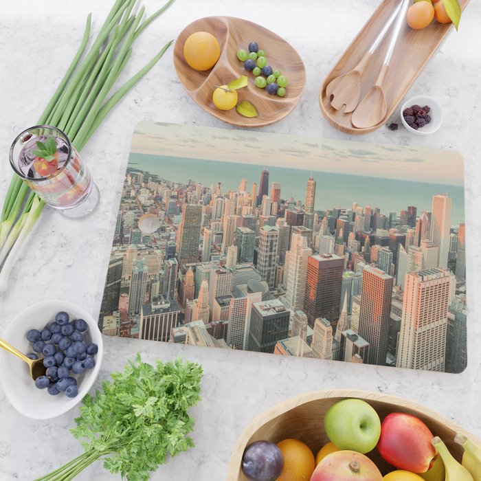 CHICAGO SKYSCRAPERS Cutting Board Gallery Image 2