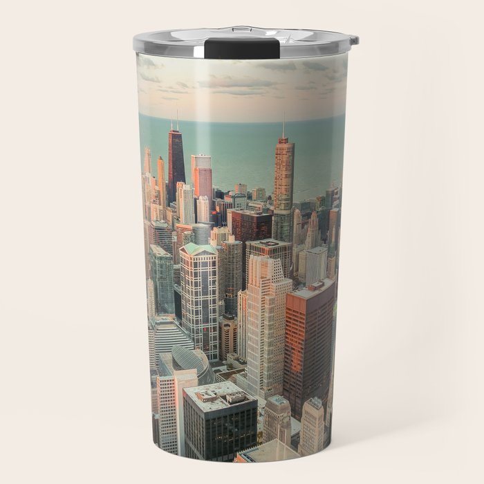 CHICAGO SKYSCRAPERS Travel Mug Gallery Image 1