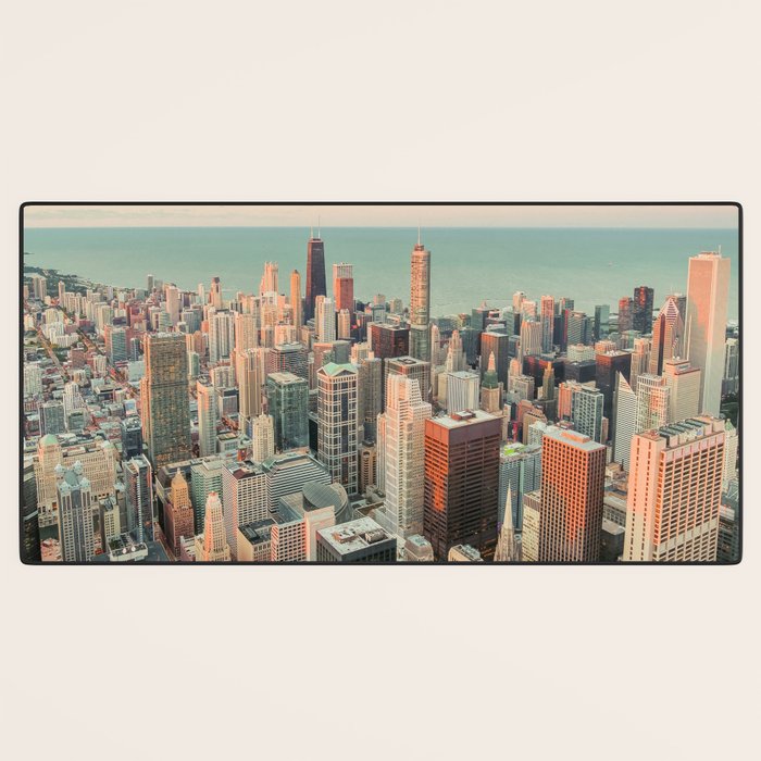 CHICAGO SKYSCRAPERS Desk Mat Gallery Image 3