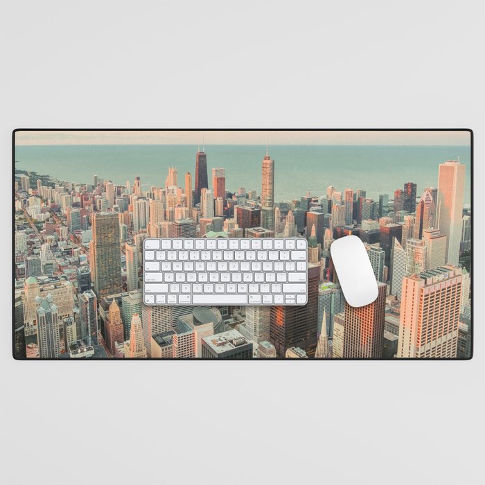 CHICAGO SKYSCRAPERS Desk Mat Gallery Image 1