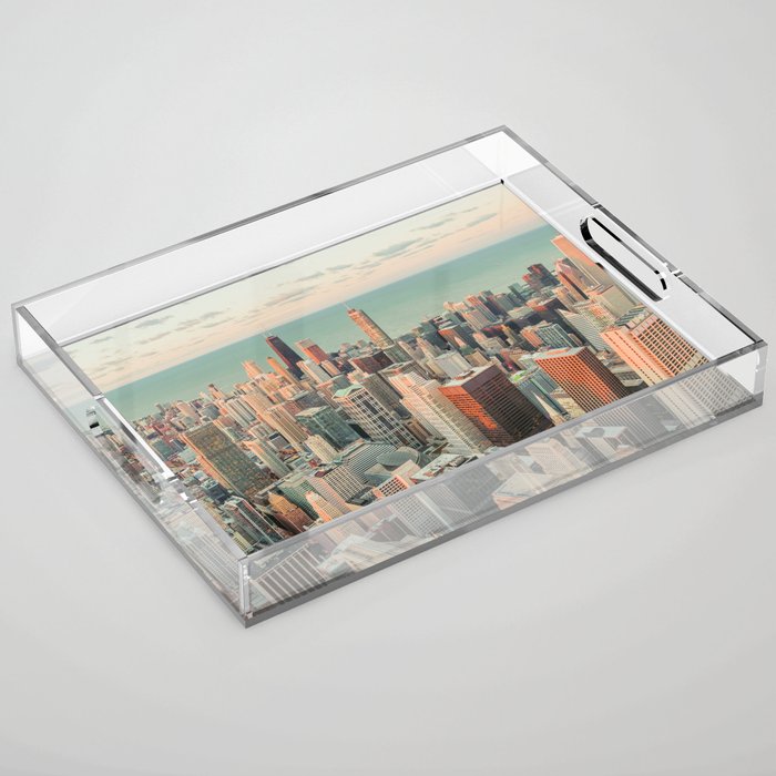 CHICAGO SKYSCRAPERS Acrylic Tray Gallery Image 1