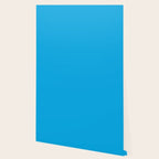 Vivid Blue Solid Accent Color Wallpaper Gallery Image 2