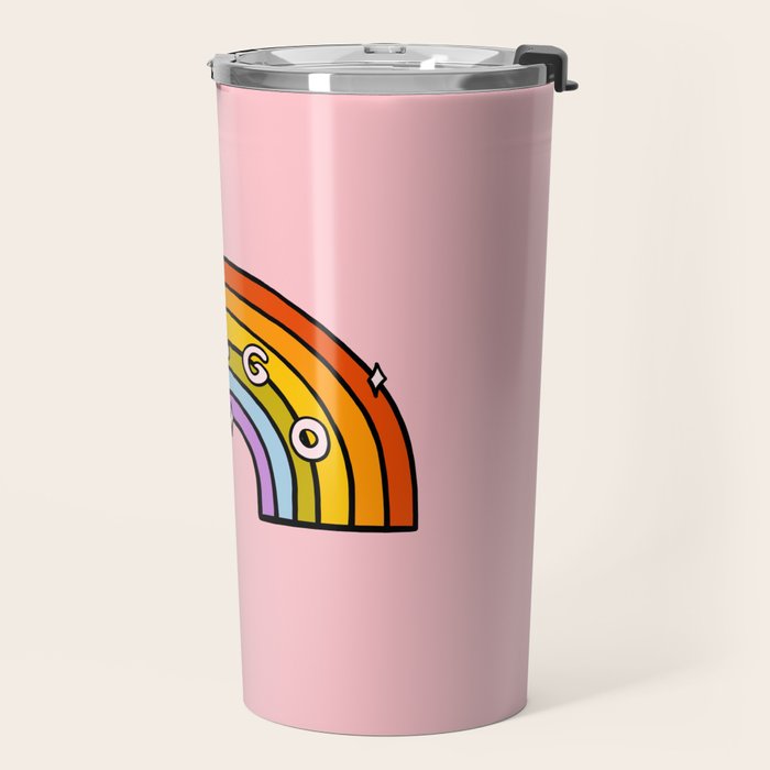 Virgo Rainbow Travel Mug Gallery Image 2