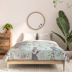 Dog lover person cute dogs breed pattern Comforter Gallery Image 3
