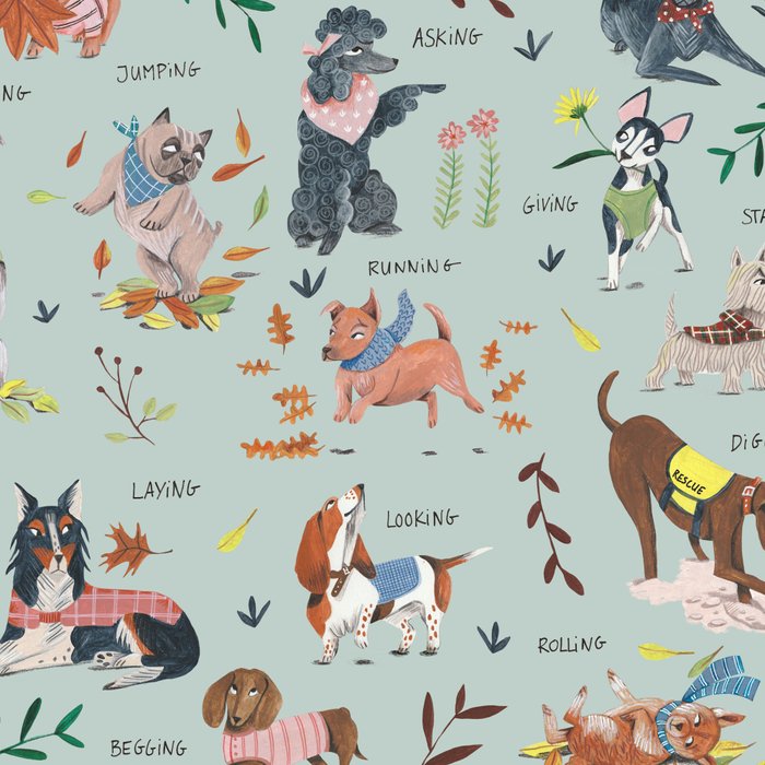 Dog lover person cute dogs breed pattern Coffee Mug Gallery Image 2