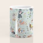 Dog lover person cute dogs breed pattern Coffee Mug Gallery Image 4