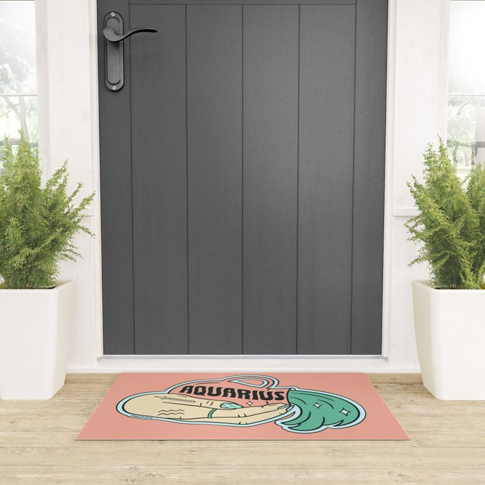 AQUARIUS (LIGHT) Welcome Mat Gallery Image 3