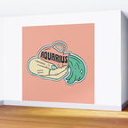 AQUARIUS (LIGHT) Wall Mural Gallery Image 2