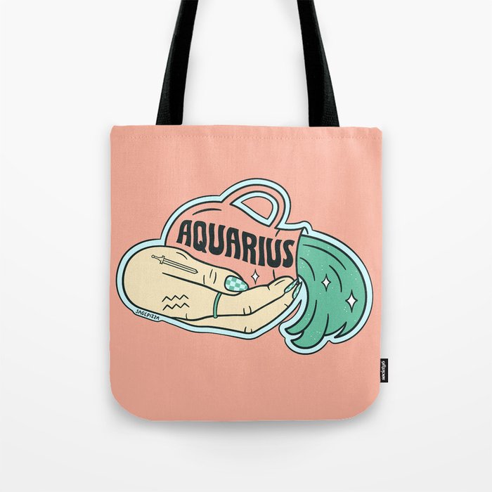 AQUARIUS (LIGHT) Tote Bag Gallery Image 1