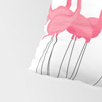 Cuban Pink Flamingos Pillow Sham Gallery Image 4