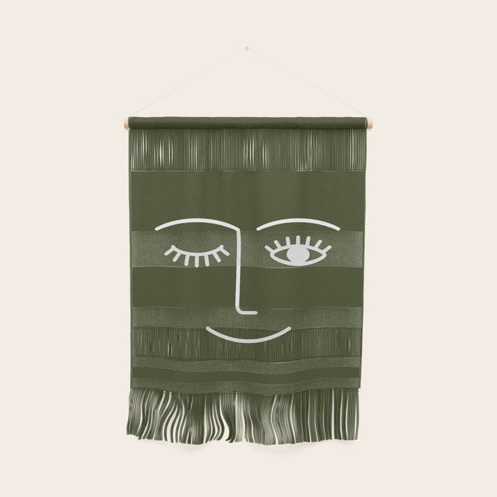 Wink (Olive Green) Wall Hanging Gallery Image 1