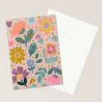 Summer Floral Illustration Art Print Stationery Card Gallery Image 2