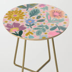 Summer Floral Illustration Art Print Side Table Gallery Image 2