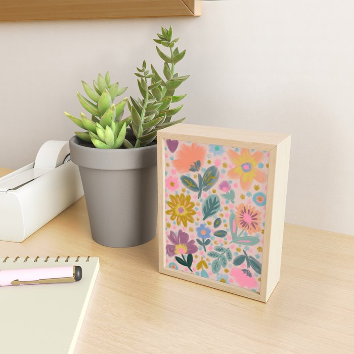 Summer Floral Illustration Art Print Mini Art Print Gallery Image 2