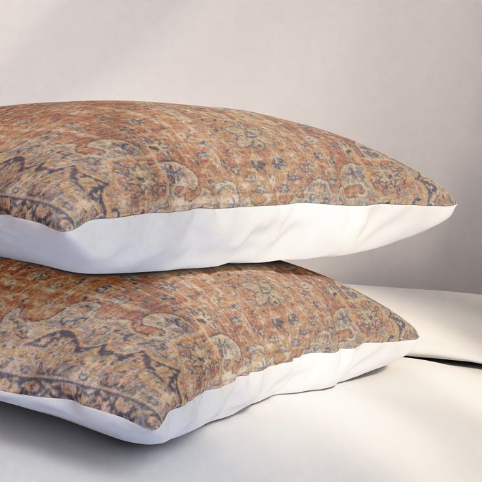 mustard antique rug Pillow Sham Gallery Image 3