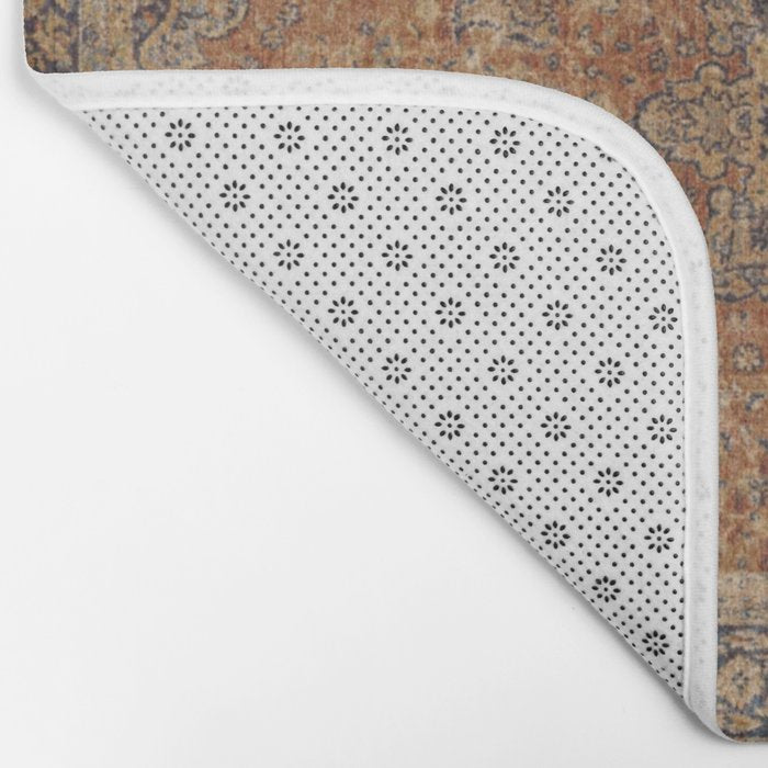 mustard antique rug Bath Mat Gallery Image 2