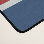 Striped Modern Classic Red White Blue Desk Mat Gallery Image 4