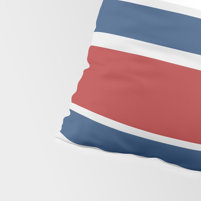 Striped Modern Classic Red White Blue Pillow Sham Gallery Image 4