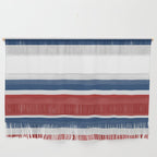 Striped Modern Classic Red White Blue Wall Hanging Gallery Image 1