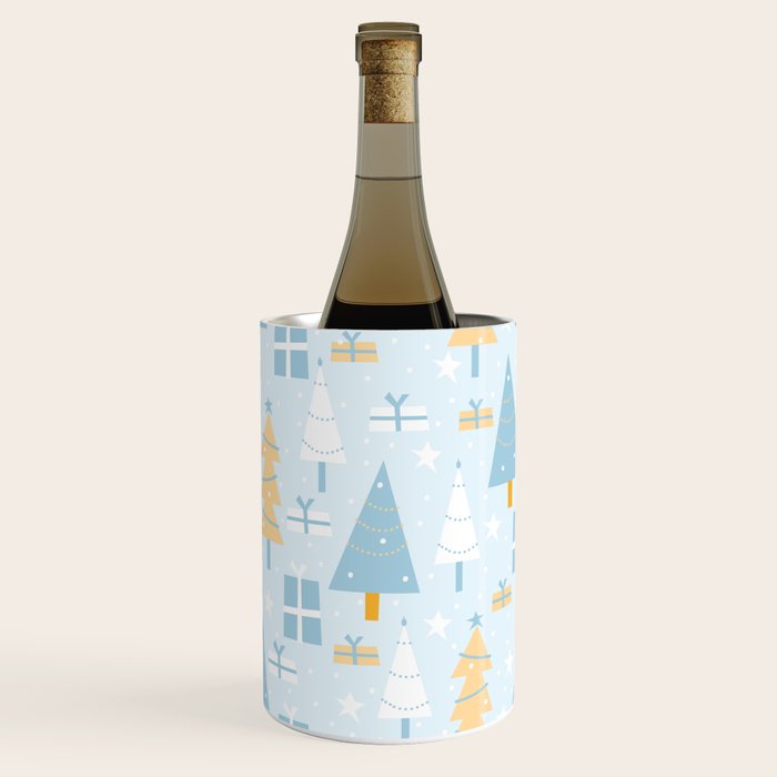 Christmas trees pattern Wine Chiller Gallery Image 2