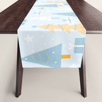 Christmas trees pattern Table Runner Gallery Image 1
