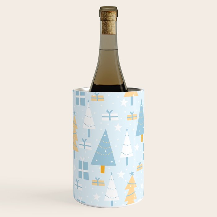 Christmas trees pattern Wine Chiller Gallery Image 3