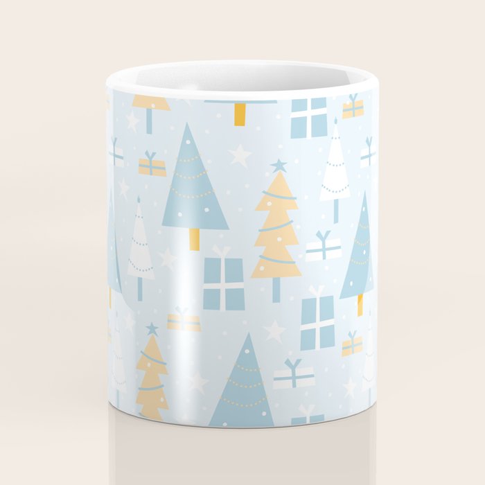 Christmas trees pattern Coffee Mug Gallery Image 4