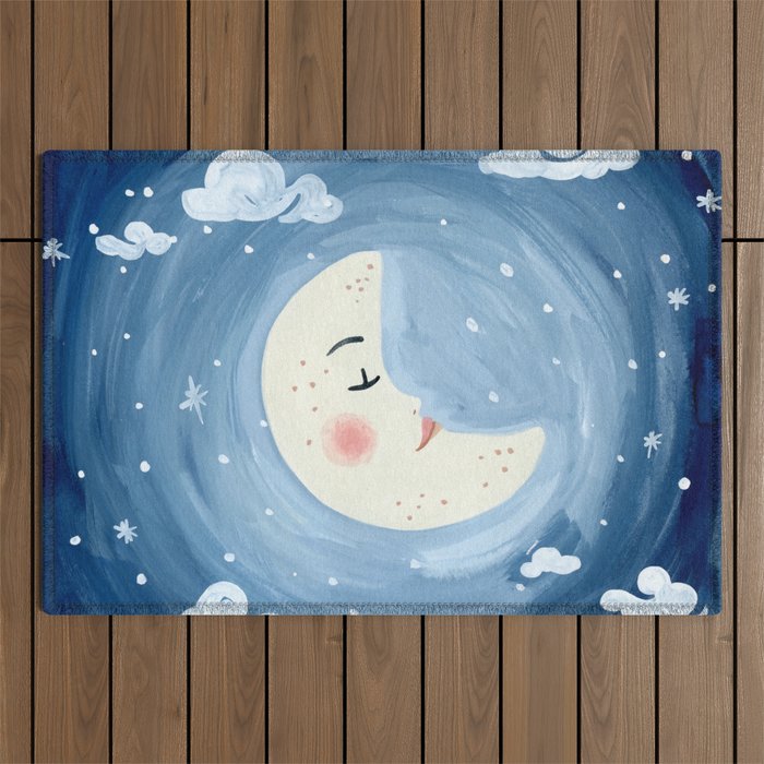 Sleeping Moon Outdoor Rug Gallery Image 1