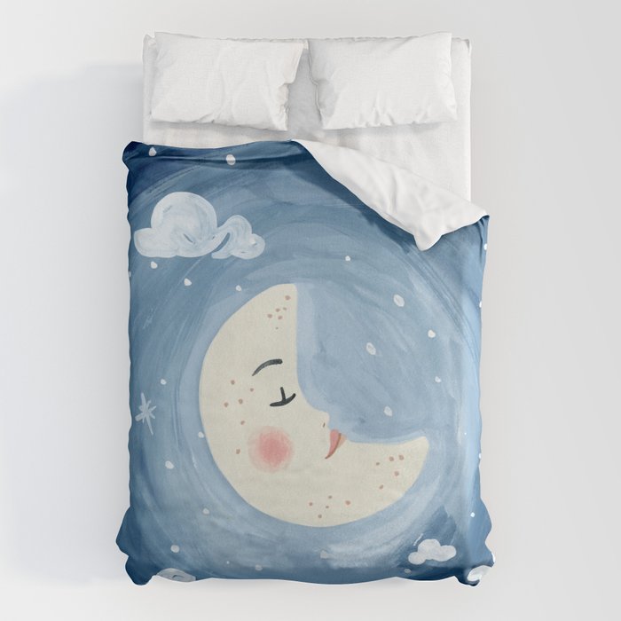 Sleeping Moon Duvet Cover Gallery Image 6