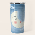 Sleeping Moon Travel Mug Gallery Image 1