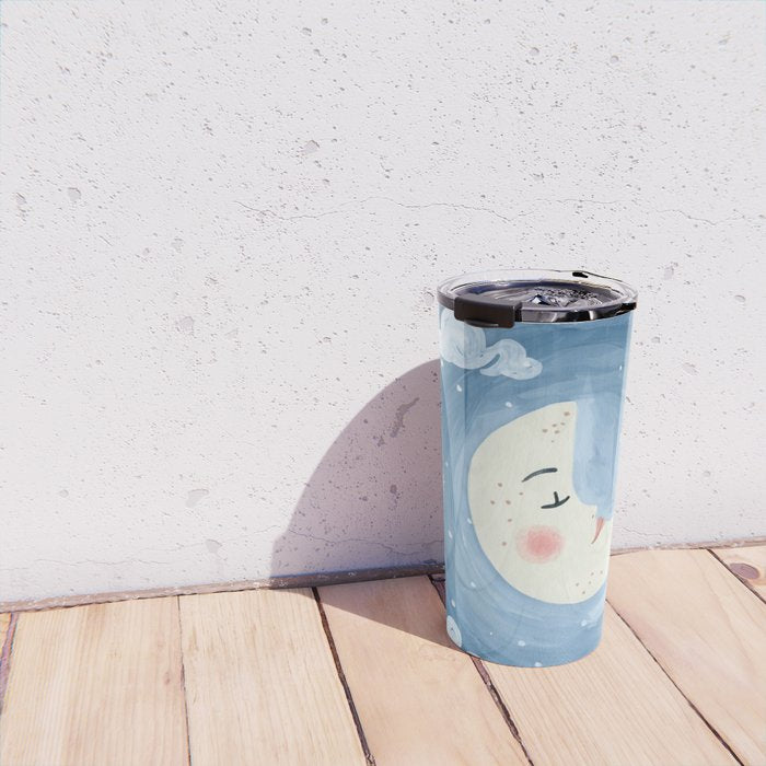 Sleeping Moon Travel Mug Gallery Image 4