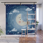 Sleeping Moon Wall Mural Gallery Image 1
