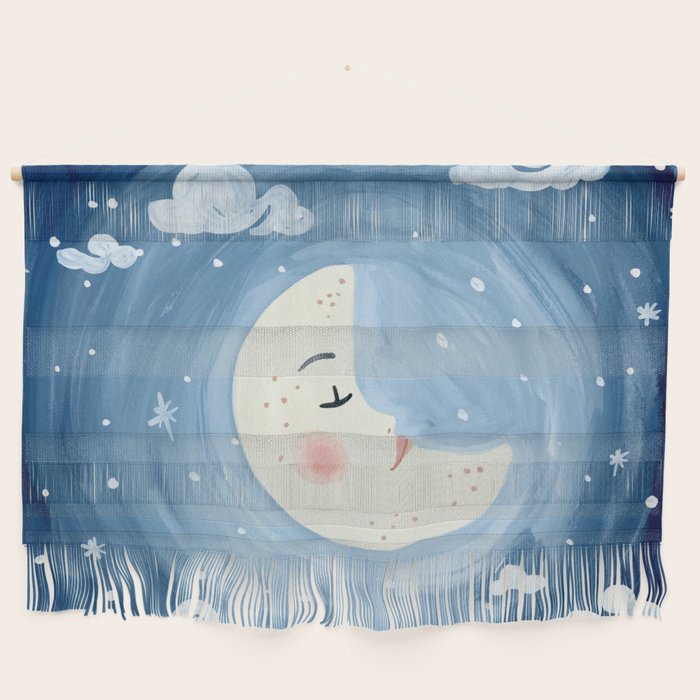 Sleeping Moon Wall Hanging Gallery Image 1