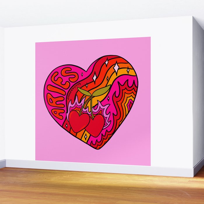 Aries Valentine Wall Mural Gallery Image 2
