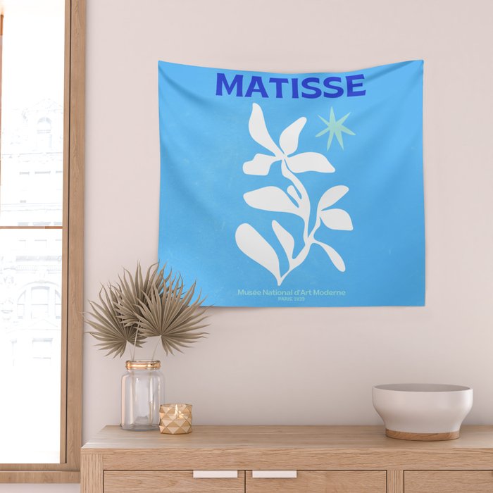 Santorini: Matisse Travel Colour Series 02 Wall Tapestry Gallery Image 2