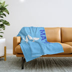 Santorini: Matisse Travel Colour Series 02 Throw Blanket Gallery Image 1